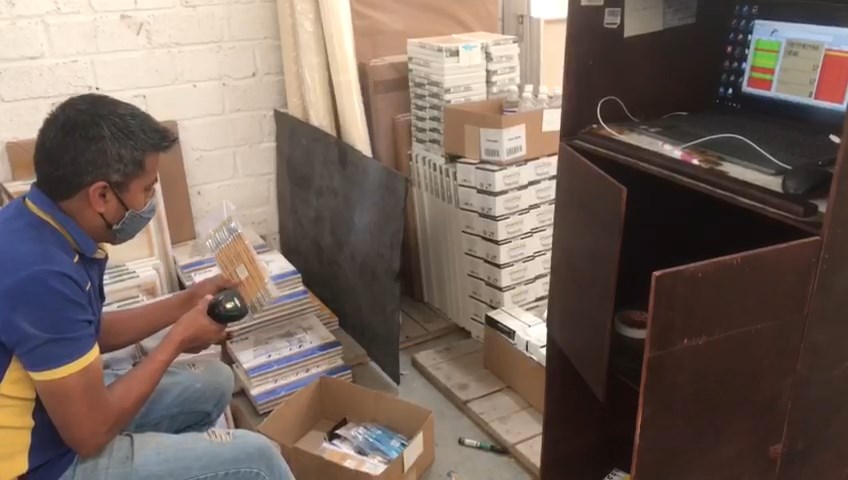 Operación real de almacén con RGSAlmacén
